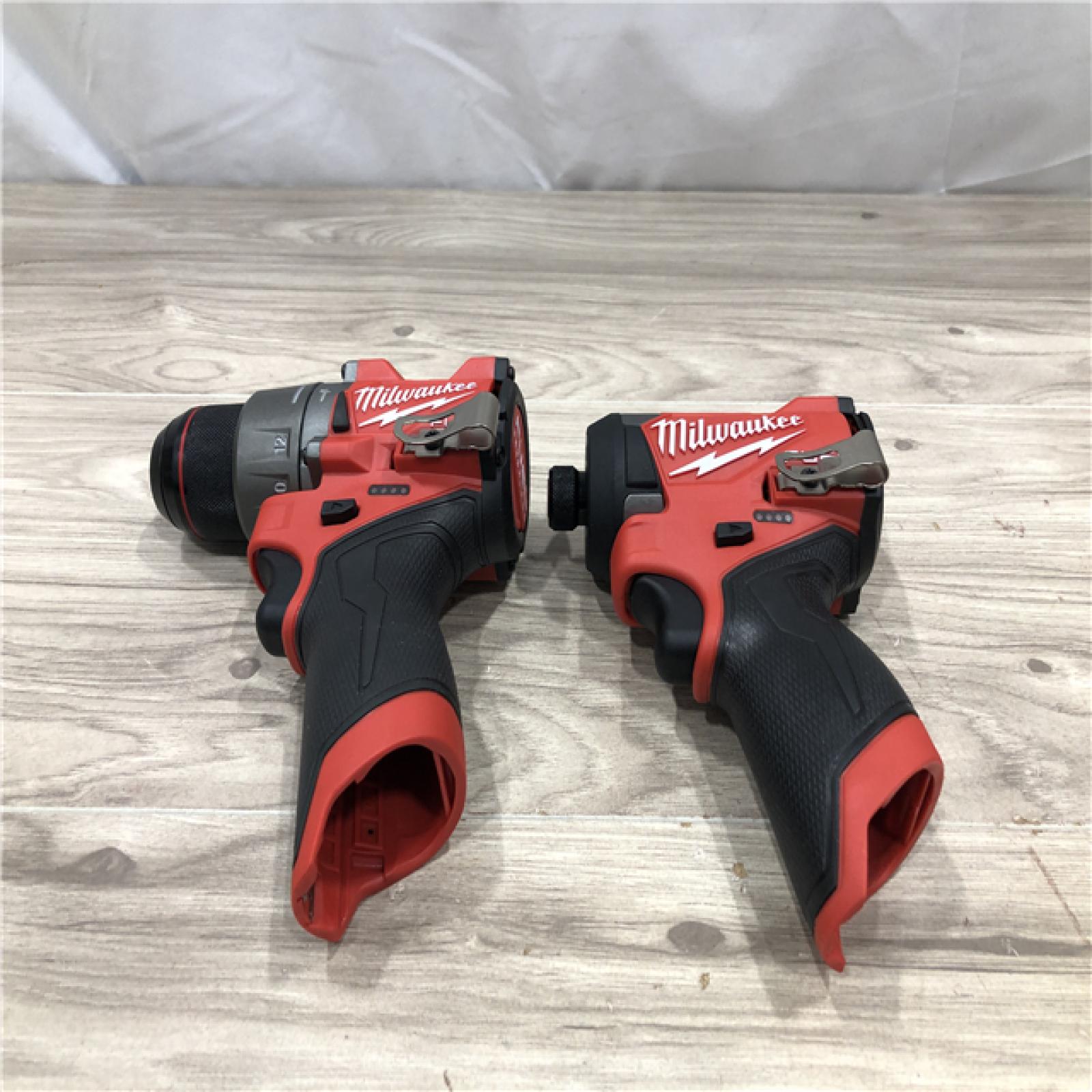 AS-IS Milwaukee M12 FUEL Cordless 2-Tool Combo Kit
