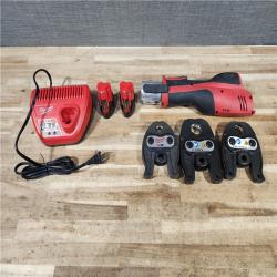 HOUSTON LOCATION - AS - IS Milwaukee 12-Volt Lithium-Ion Force Logic Cordless Press Tool Kit