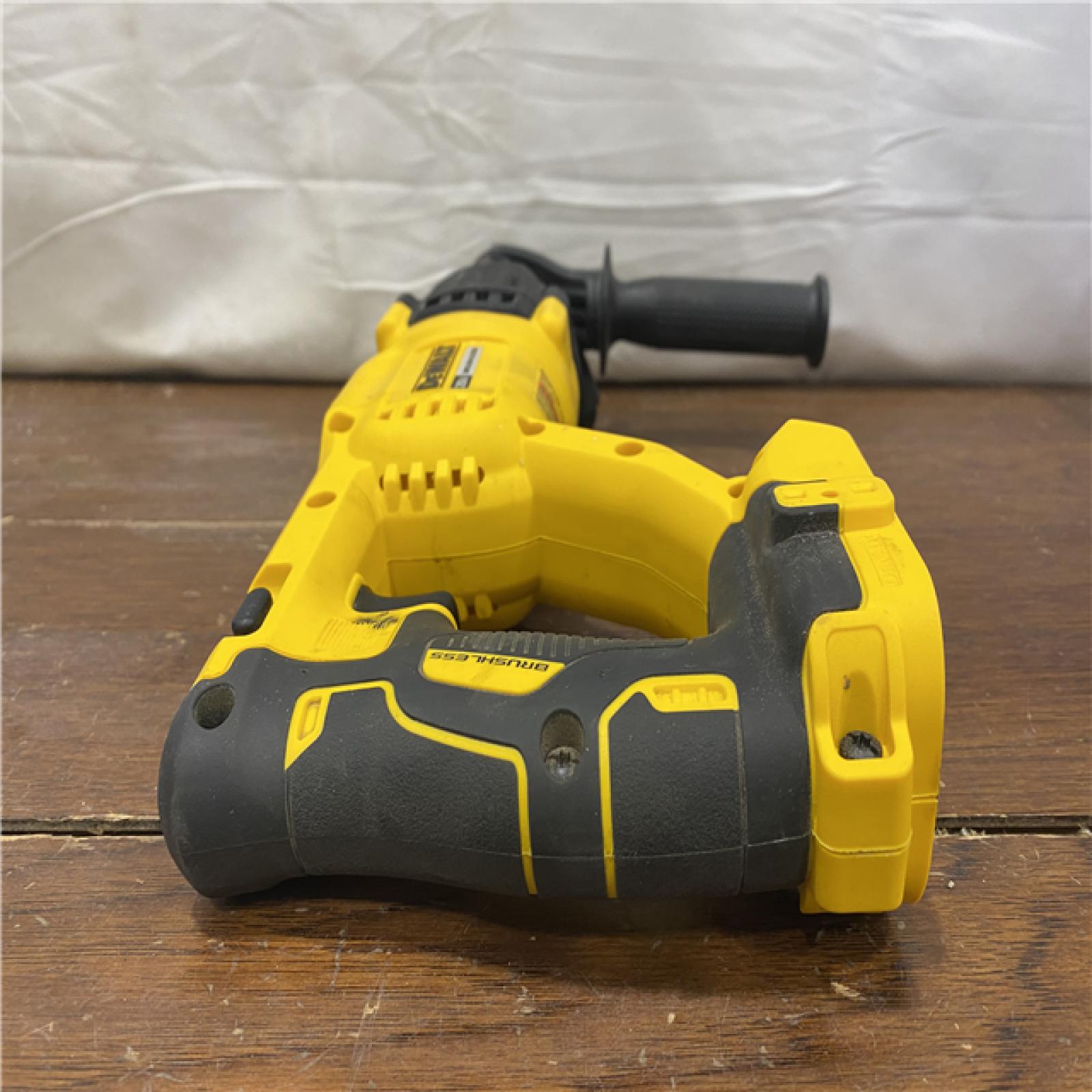 AS-IS DEWALT 20V MAX Cordless Brushless 1 in. SDS Plus D-Handle Concrete and Masonry Rotary Hammer (Tool Only)