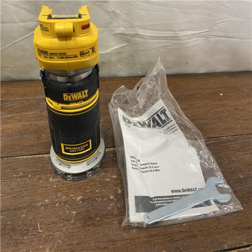 AS-IS Dewalt 20V MAX XR Brushless Cordless Compact Router (Tool Only)