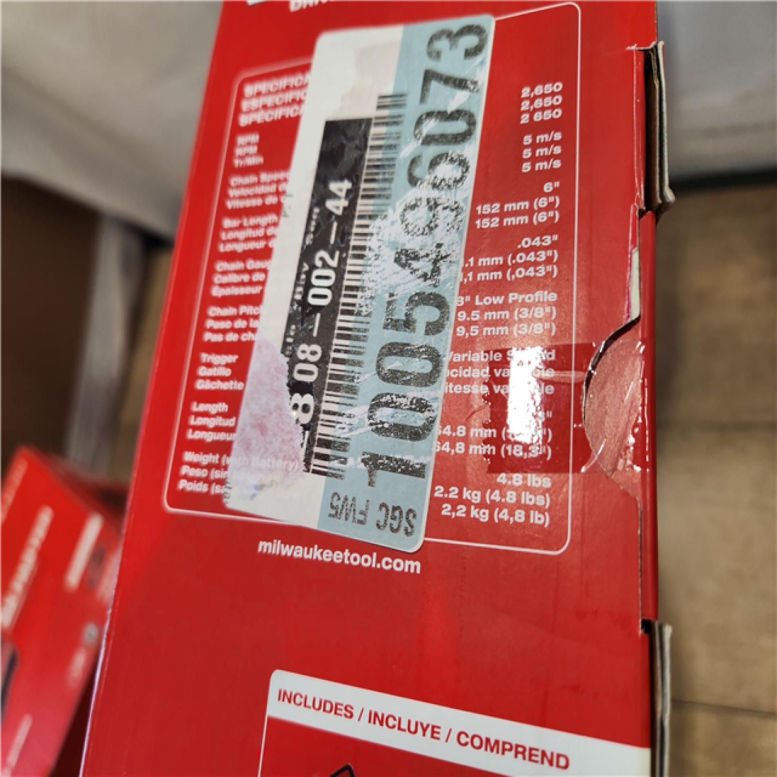 NEW- Milwaukee M12 FUEL  6 in. 12 V Battery Pruning Saw Tool Only