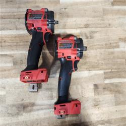 HOUSTON LOCATION - AS-IS MILWAUKEE 2 TOOL COMBO KIT W/ (2) BATTERY & CHARGER