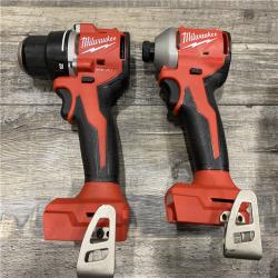 AS-IS Milwaukee 18V Lithium-Ion Brushless Cordless Compact Drill/Impact Combo Kit