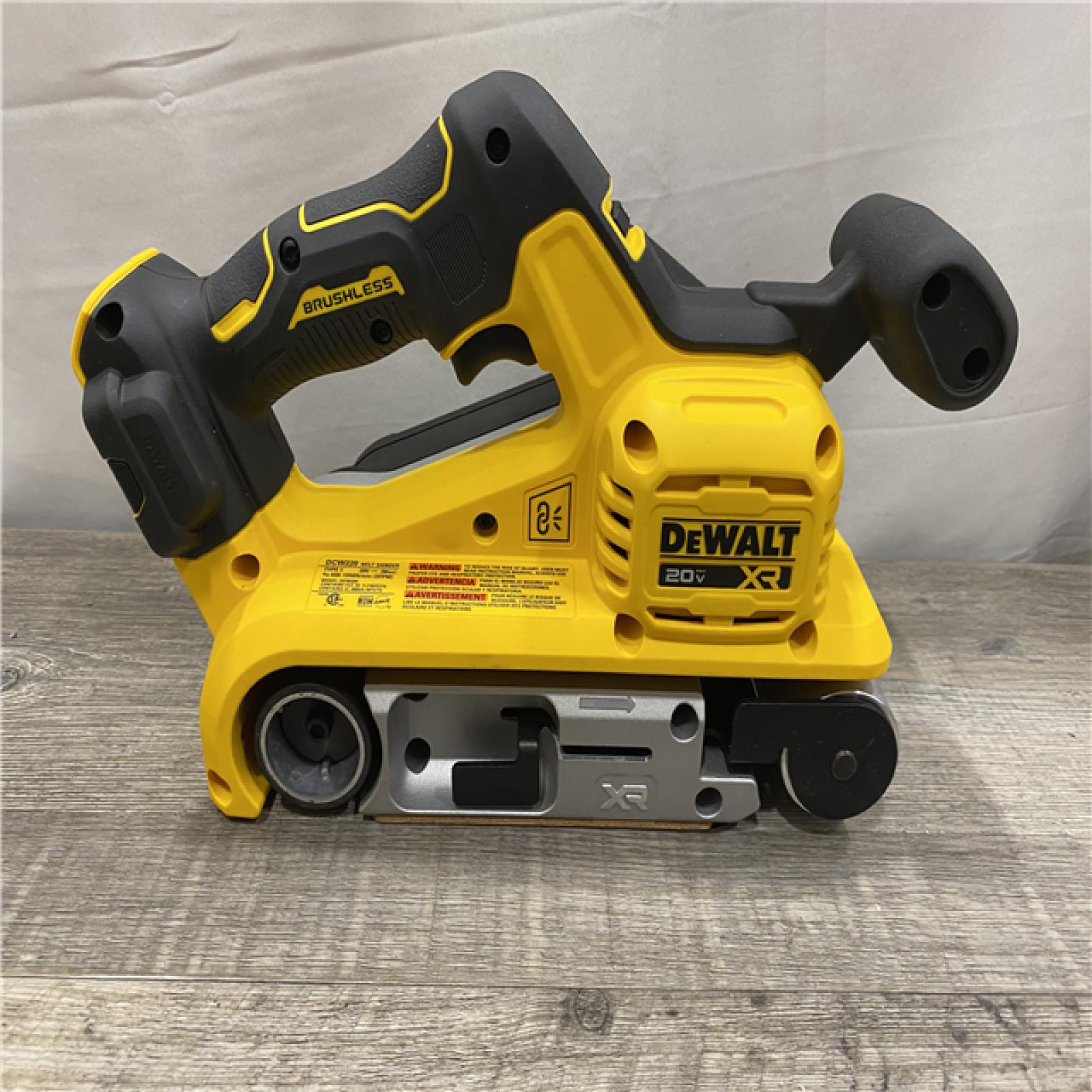 AS-IS DEWALT 20V MAX* XR Brushless Cordless Belt Sander (Tool-Only)