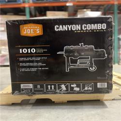 DALLAS LOCATION- NEW! Oklahoma Joe's Canyon 3-Burner Propane Gas and Charcoal Smoker and Grill