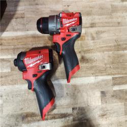 HOUSTON LOCATION - AS-IS (APPEARS LIKE NEW) Milwaukee FUEL 12-Volt Lithium-Ion Brushless Cordless Hammer Drill and Impact Driver Combo Kit