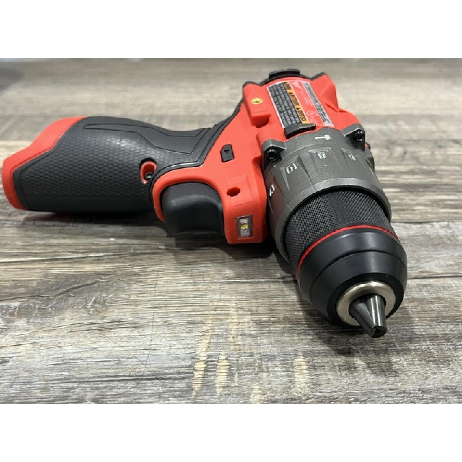 AS-IS Milwaukee FUEL 12-Volt Lithium-Ion Brushless Cordless Hammer Drill and Impact Driver Combo Kit