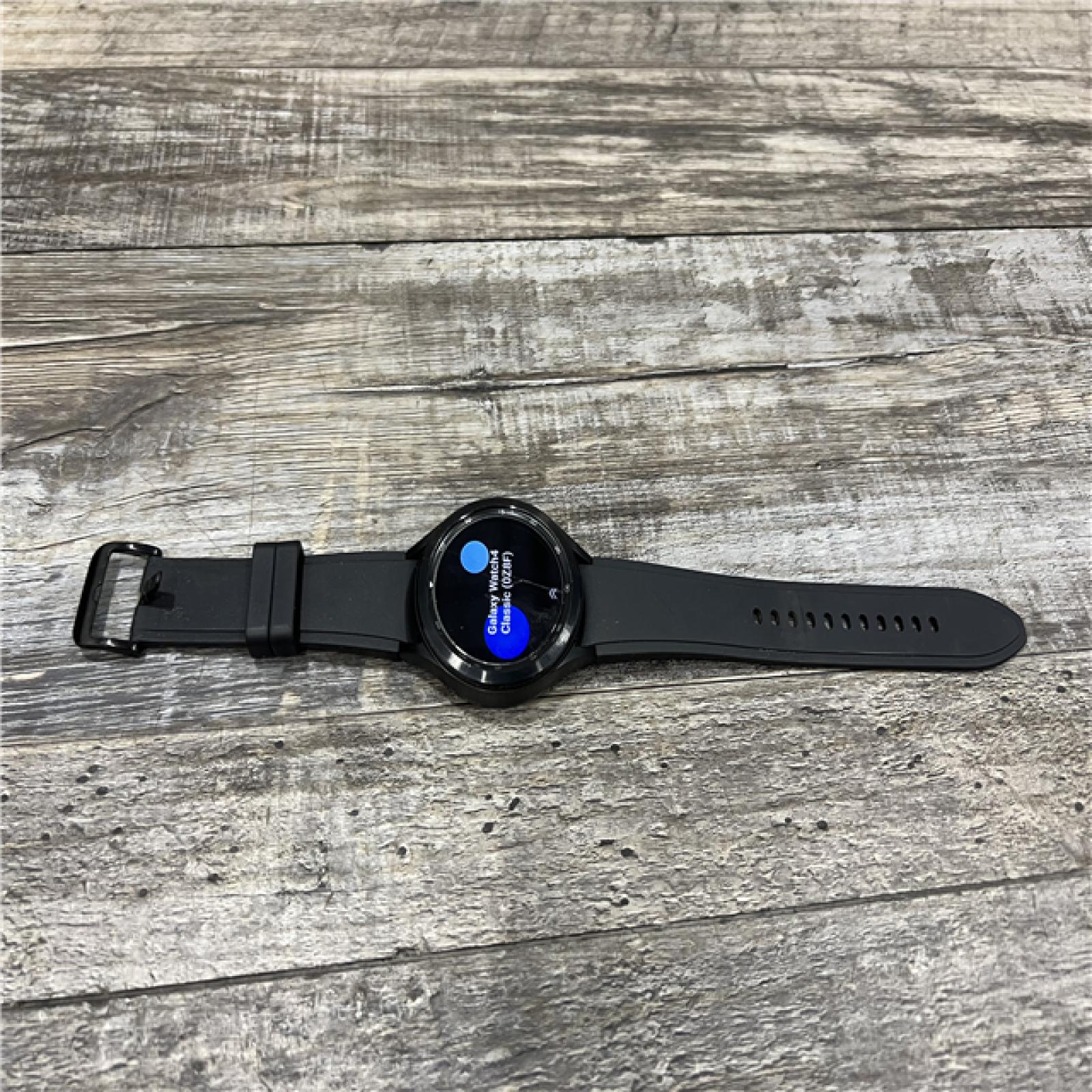 AS-IS Samsung Galaxy Watch4 Classic Stainless, 46mm, Bluetooth, Black GPS,LTE