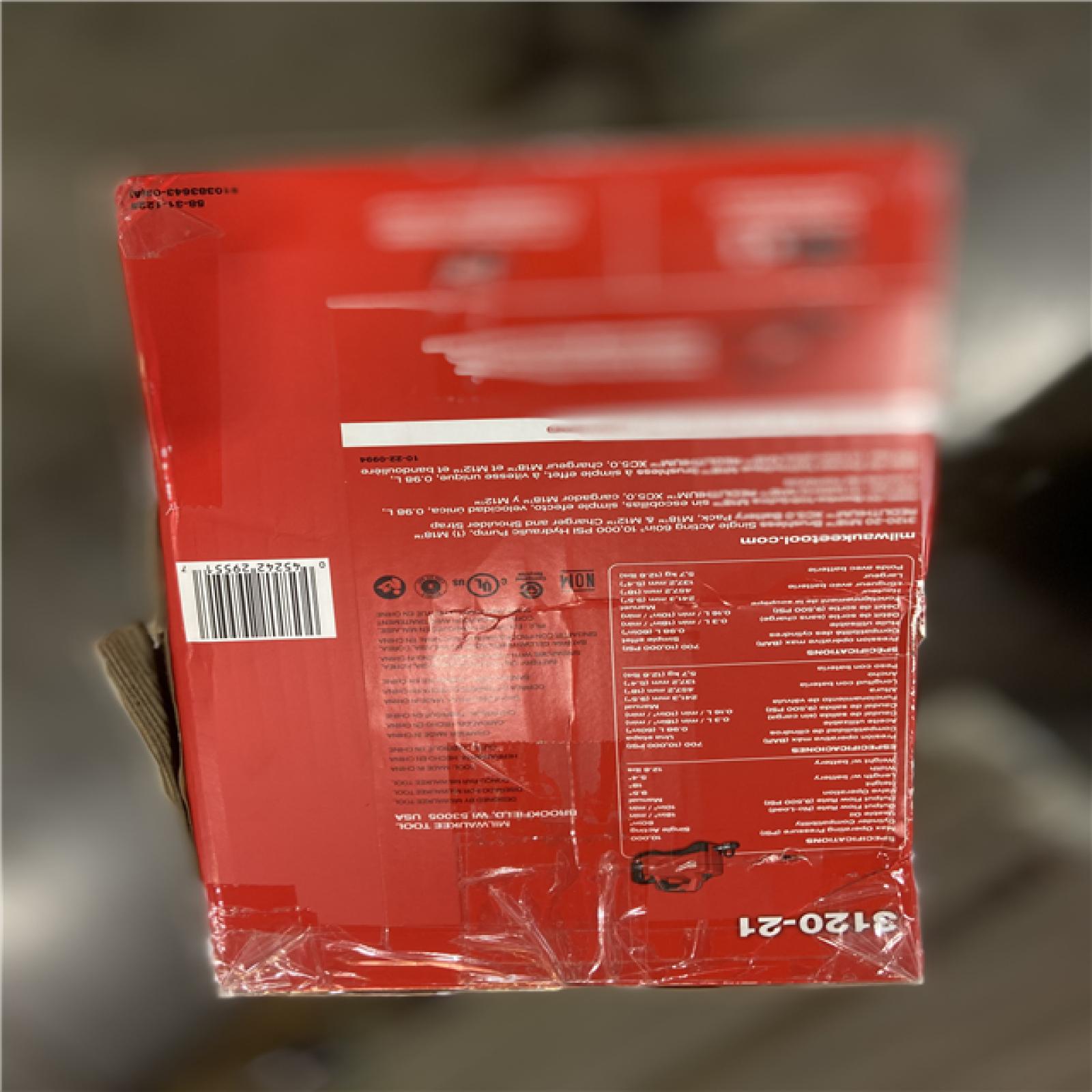 NEW! - Milwaukee M18 18V Brushless Single Acting 60in3 10 000psi Hydraulic Pump