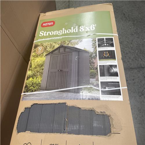 CALIFORNIA AS IS KETER STRONGHOLD 8x6 SHED