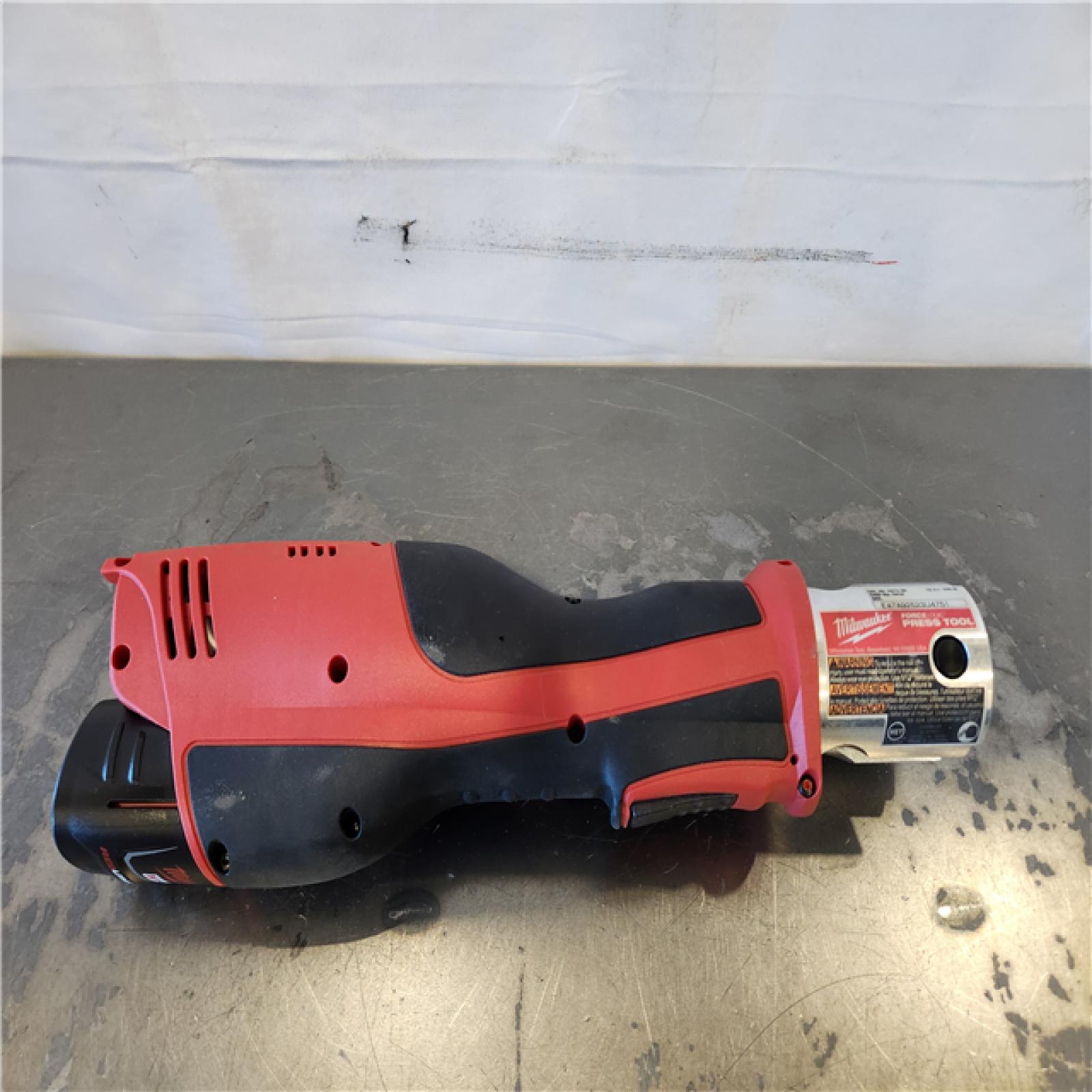 AS-IS- Milwaukee 12-Volt Lithium-Ion Force Logic Cordless Press Tool Kit
