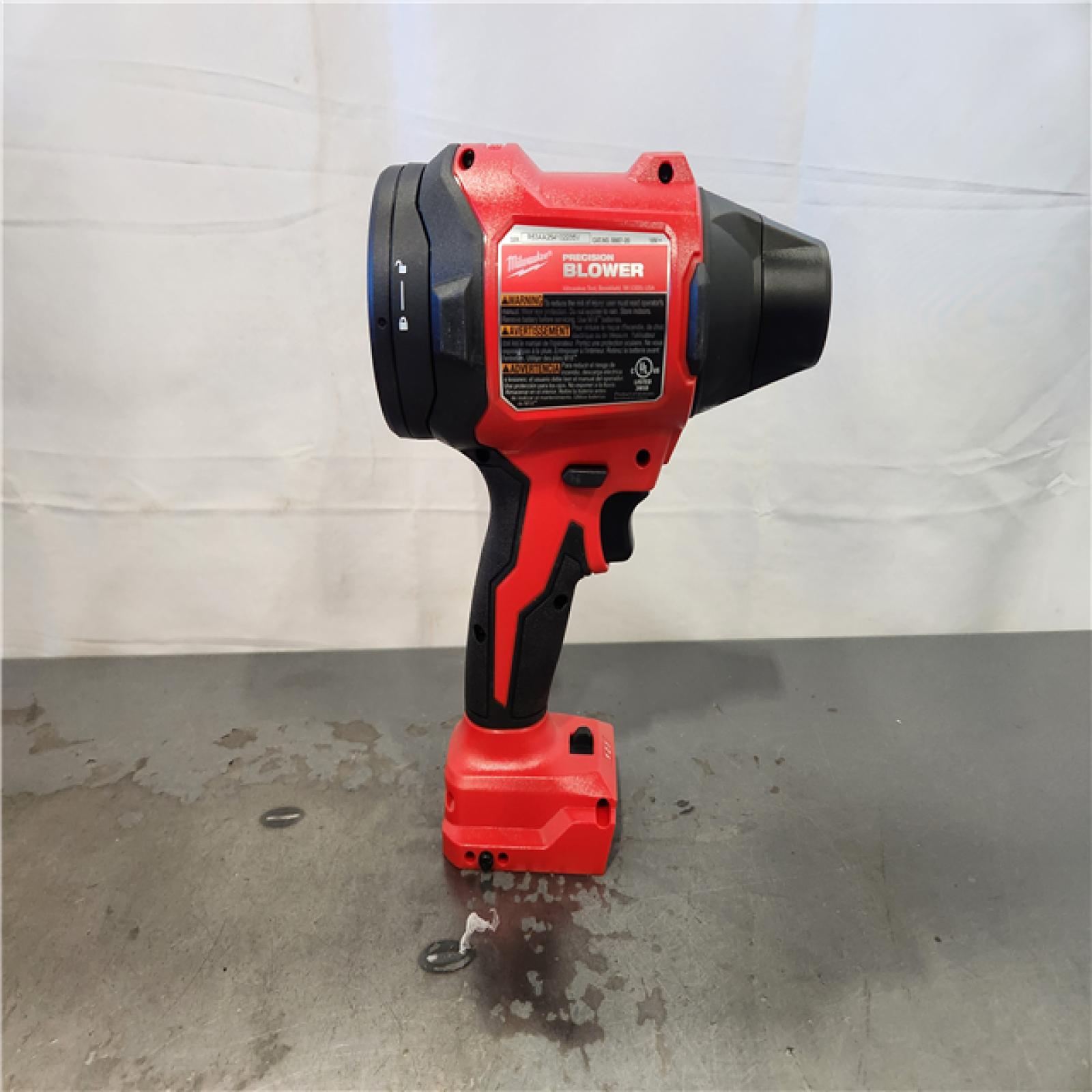 AS-IS- Milwaukee 18V Lithium-Ion 570 MPH Brushless Cordless Precision Blower (Tool-Only)