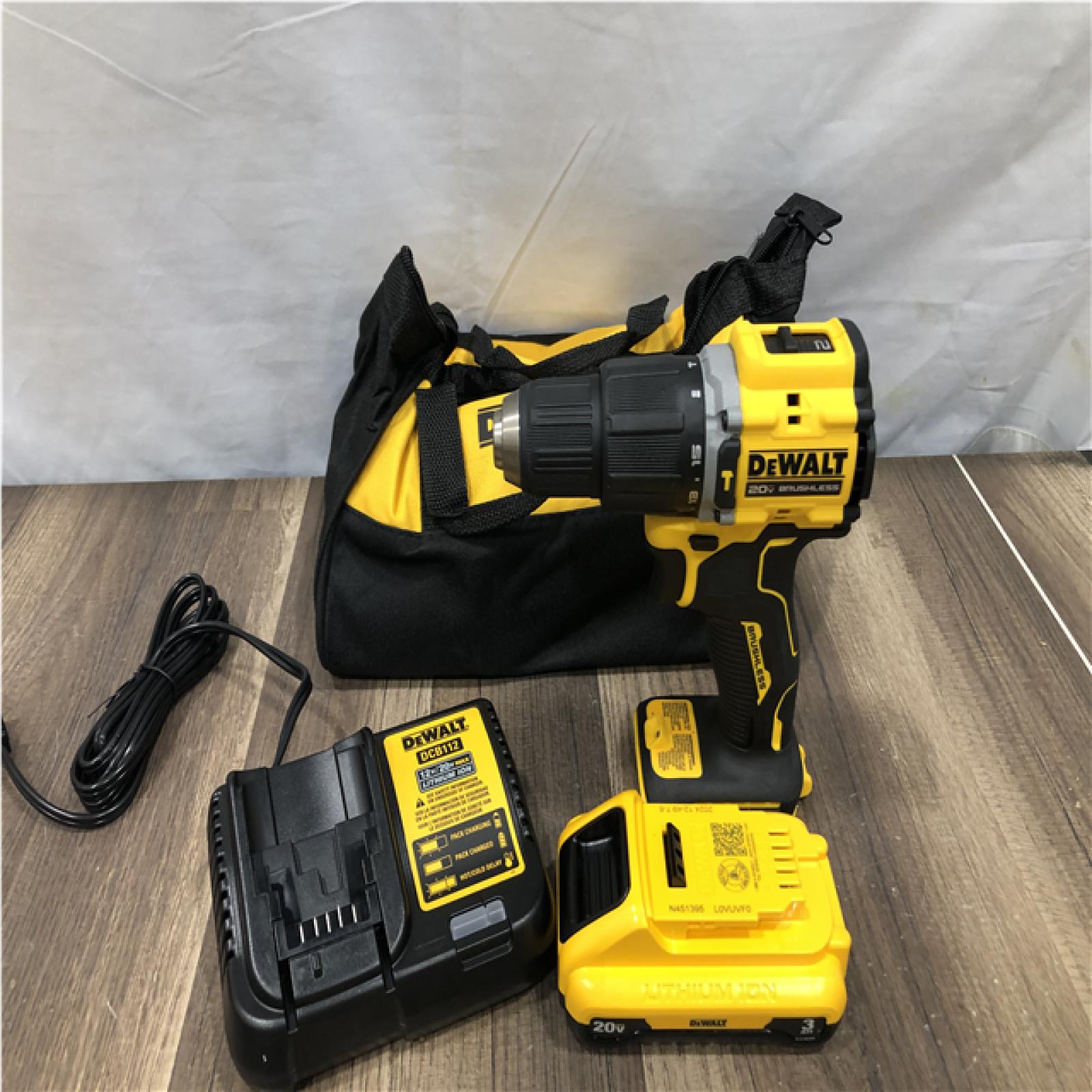AS-IS DEWALT ATOMIC 20V Cordless 1/2 in. Compact Hammer Drill Kit