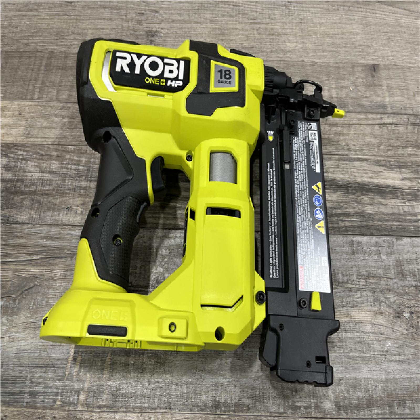 AS-IS RYOBI ONE+ HP 18V 18-Gauge Brushless Cordless AirStrike Brad Nailer (Tool Only)