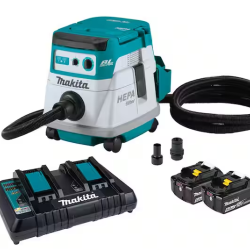 DALLAS LOCATION- NEW!- Makita 18V X2 LXT Cordless 2.1 Gallon Dry Dust Extractor Kit