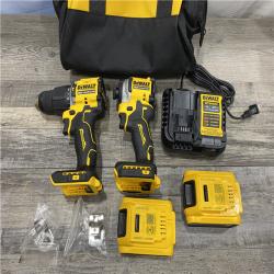 AS-IS DEWALT ATOMIC 20V MAX Lithium-Ion Cordless 2-Tool Combo Kit