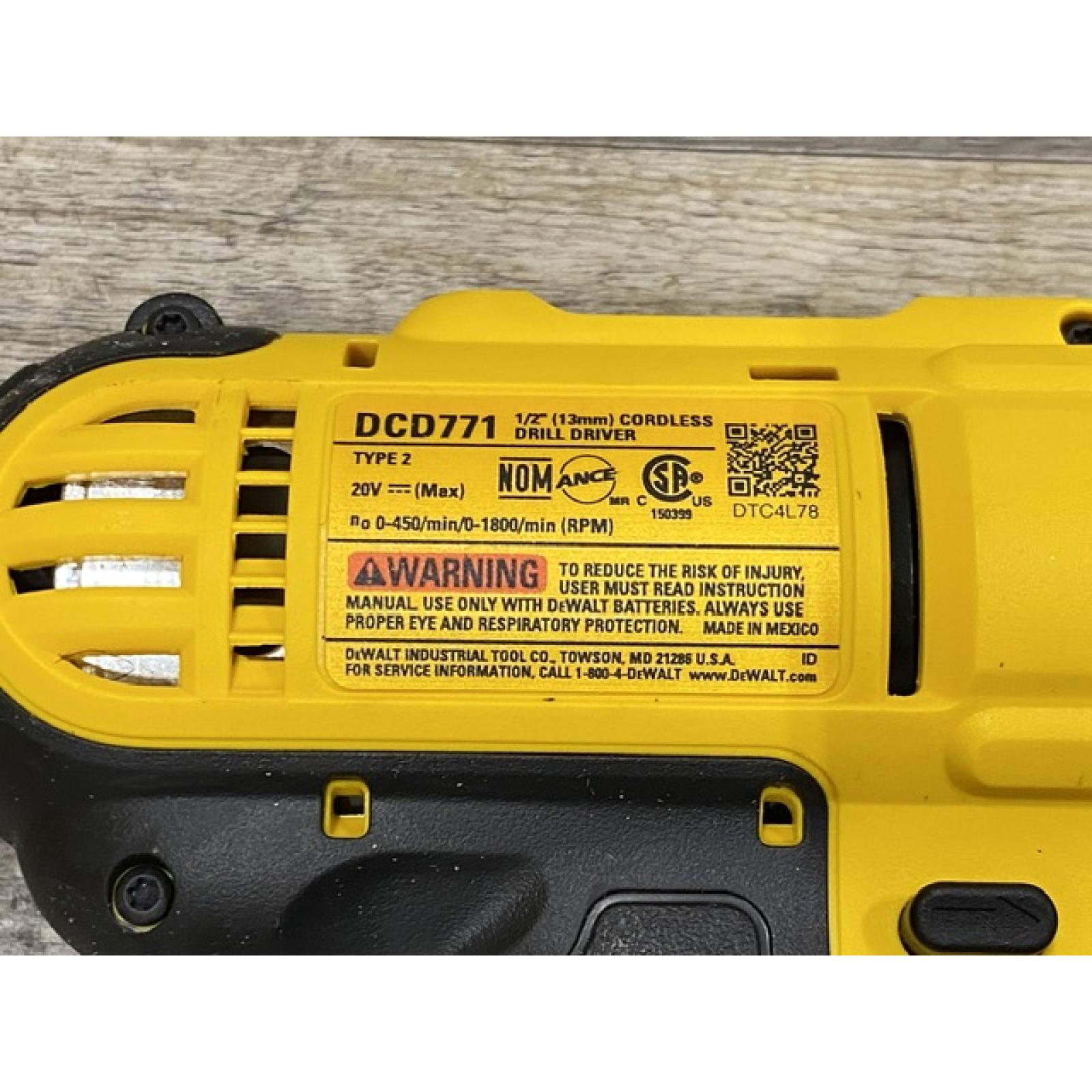 AS-IS DEWALT 20V MAX Cordless Drill/Impact 2 Tool Combo Kit