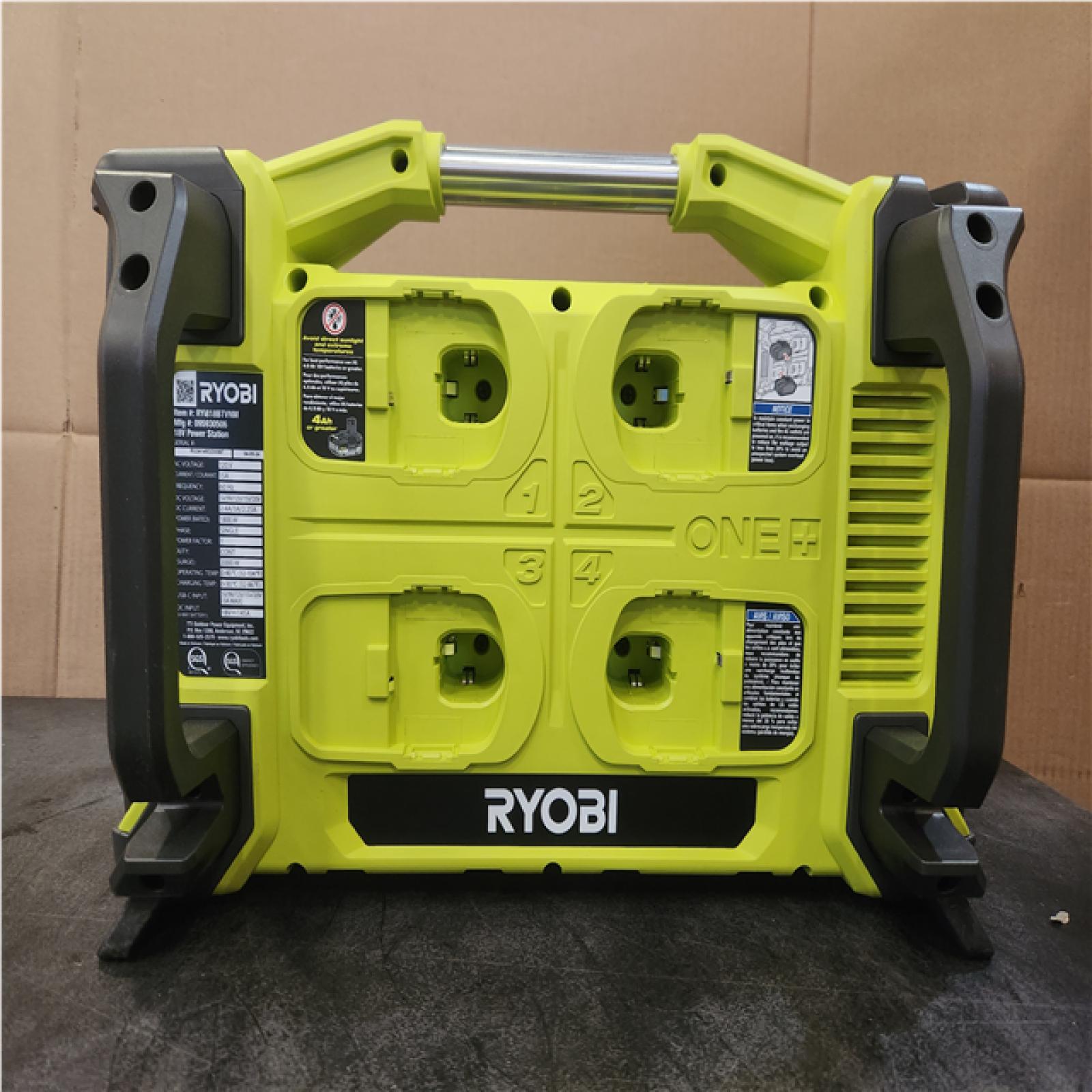 Phoenix NEW RYOBI 18V ONE+ 1800-Watt Portable Battery Inverter Power Station/8-Port Charger (Tool Only)