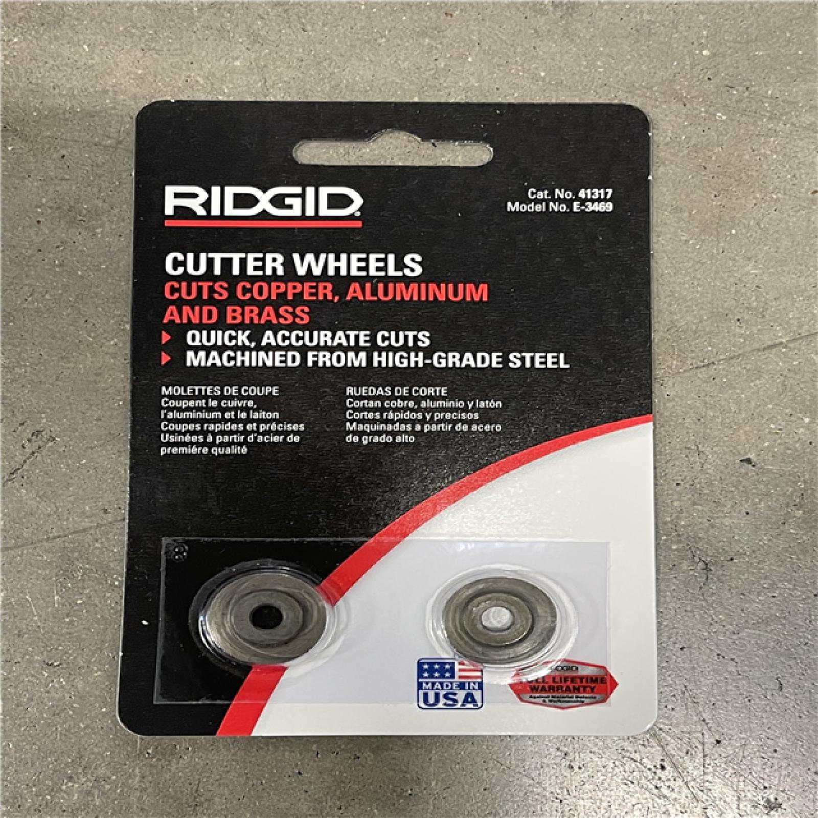 NEW! - RIDGID E-3469 Pipe and Tube Cutter Replacement Wheels for Copper  Brass  Aluminum  Steel/Stainless (Pack of 2)- (36 PACK)