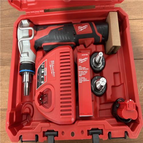 California AS-IS Milwaukee M12 Pex Expander Kit, Includes (2) Batteries, Charger & Hard Case