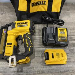 AS-IS DEWALT ATOMIC 20V MAX Lithium Ion Cordless 23 Gauge Pin Nailer Kit
