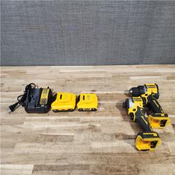 HOUSTON LOCATION - AS-IS DEWALT 2 TOOL COMBO KIT W/ (2) BATTERY & CHARGER
