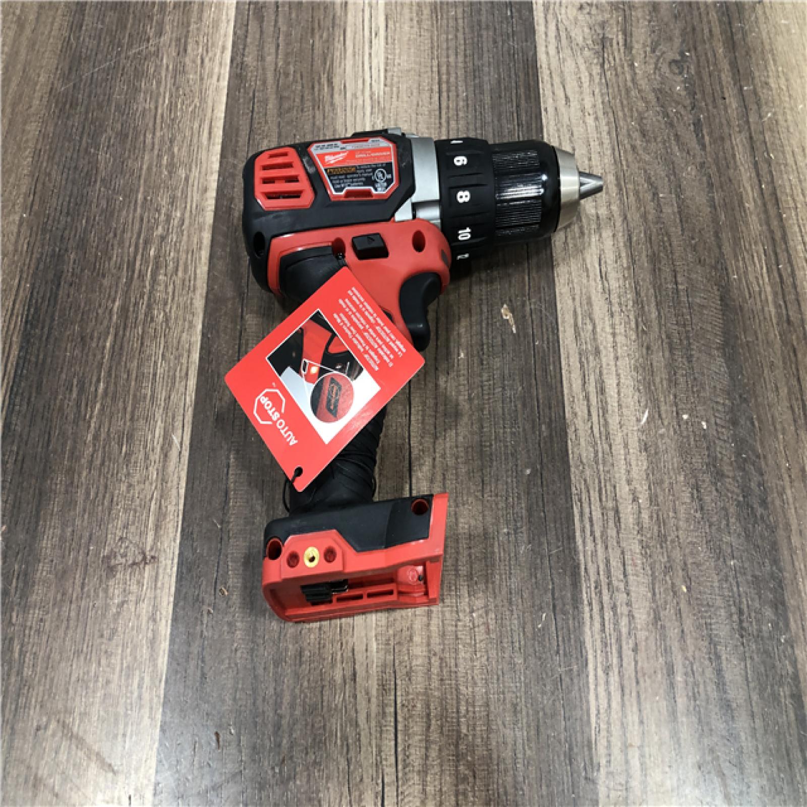 AS-IS Milwaukee M18 18V Lithium-Ion Cordless 1/2 in. Drill Driver (Tool-Only)