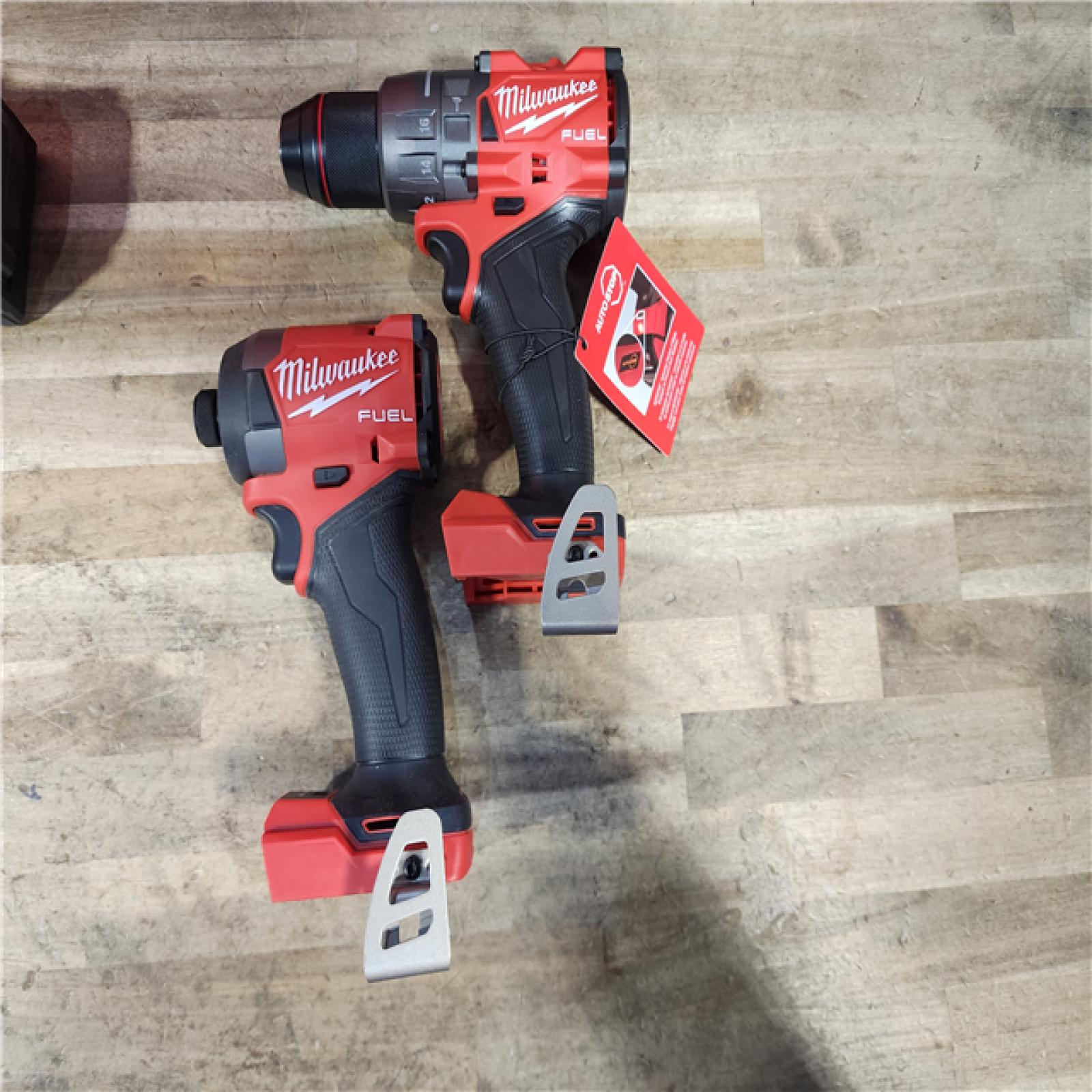 HOUSTON LOCATION - AS-IS (APPEARS LIKE NEW) Milwaukee FUEL 18V Lithium-Ion Brushless Cordless Hammer Drill and Impact Driver Combo Kit