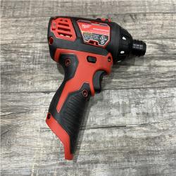 AS-IS Milwaukee 12V Lithium-Ion Cordless 1/4 in. Hex Screwdriver Kit