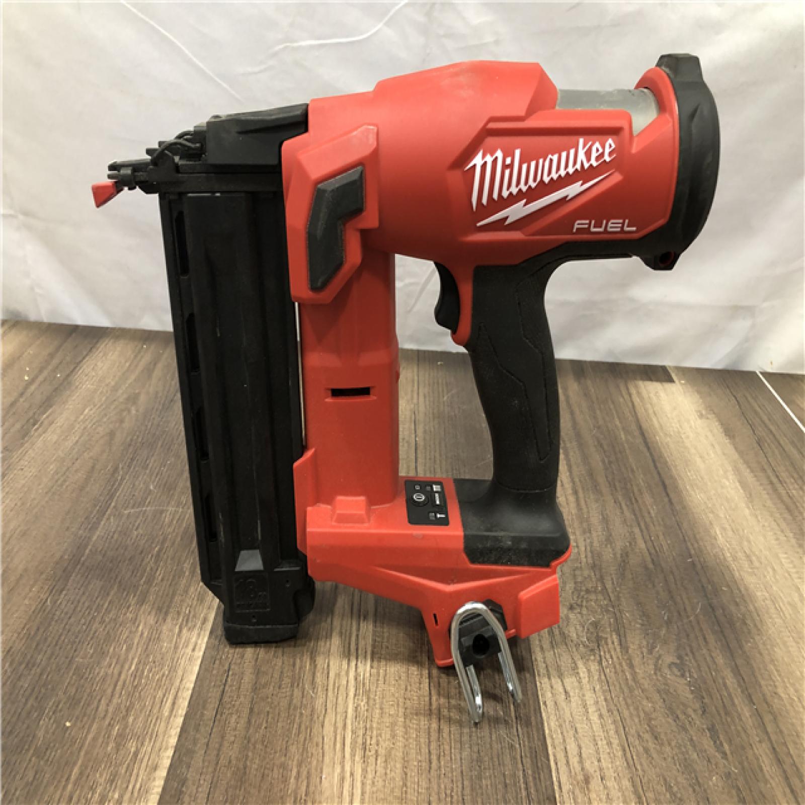 AS-IS Milwaukee FUEL 18-Volt Lithium-Ion Brushless Cordless Gen II 18-Gauge Brad Nailer (Tool-Only)