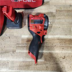 HOUSTON LOCATION - AS - IS Milwaukee FUEL 12V Li-Ion Brushless Cordless Stubby 3/8 in. Impact Wrench Kit