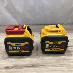 AS-IS DEWALT FLEXVOLT 20-Volt/60-Volt MAX Lithium-Ion 6.0Ah Battery Pack (2-Pack)