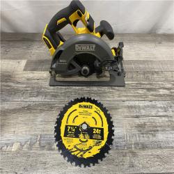 AS-IS DEWALT FLEXVOLT 60V MAX Cordless Brushless 7-1/4 in. Circular Saw with Brake (Tool Only)