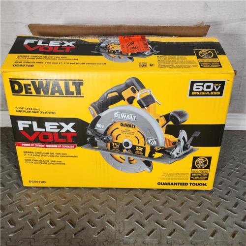 Houston Location - AS-IS DeWALT Flexvolt Max 7-1/4  60V Brushless Circular Saw DCS578B (Bare Tool) - Appears IN GOOD Condition