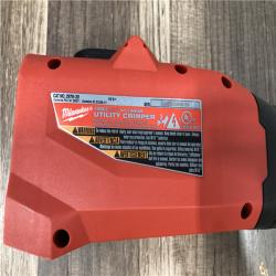 AS-IS Milwaukee 18V Lithium-Ion Cordless FORCE LOGIC 6 Ton Linear Utility Crimper with BG-D3 Jaw