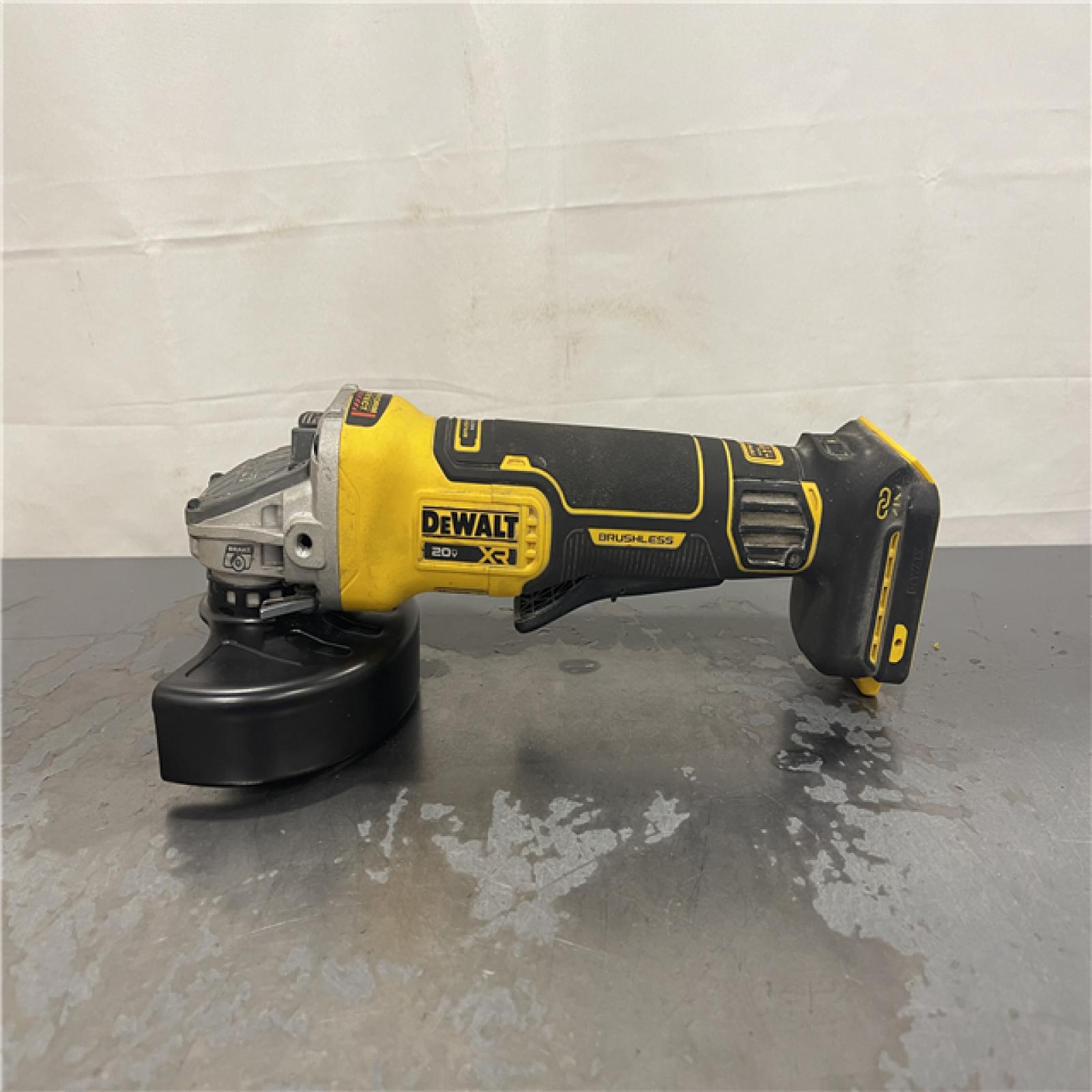 AS-IS- DeWalt 20V XR Cordless 4-1/2. in. to 5 in. Variable Speed Angle Grinder (Tool Only)