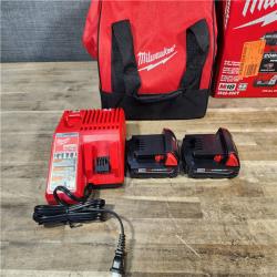 HOUSTON LOCATION - AS-IS Milwaukee M18 18V Lithium-Ion Brushless Cordless Compact Drill/Impact Combo Kit (2-Tool) W/(2) 2.0 Ah Batteries, Charger & Bag