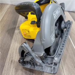 AS-IS DEWALT FLEXVOLT 60V MAX Cordless Brushless 7-1/4 in. Wormdrive Style Circular Saw (Tool Only)
