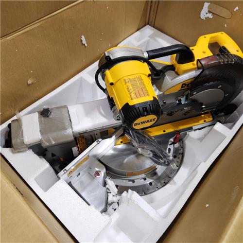 Like New- DEWALT 12-in Dual Bevel Sliding Compound Miter Saw