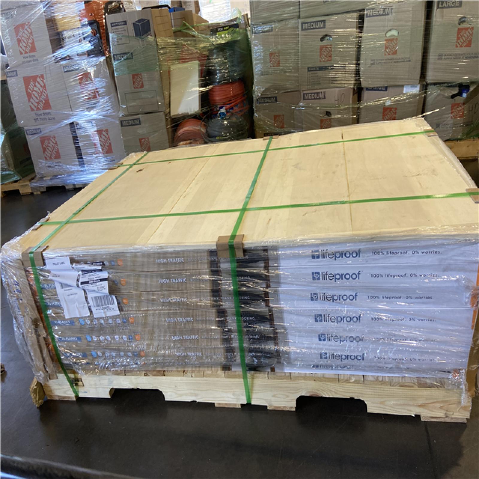 DALLAS LOCATION -Lifeproof Dusk Cherry 22 MIL x 8.7 in. W x 59 in. L Click Lock Waterproof Luxury Vinyl Plank Flooring (25 sq. ft./Case) - 28 CASES
