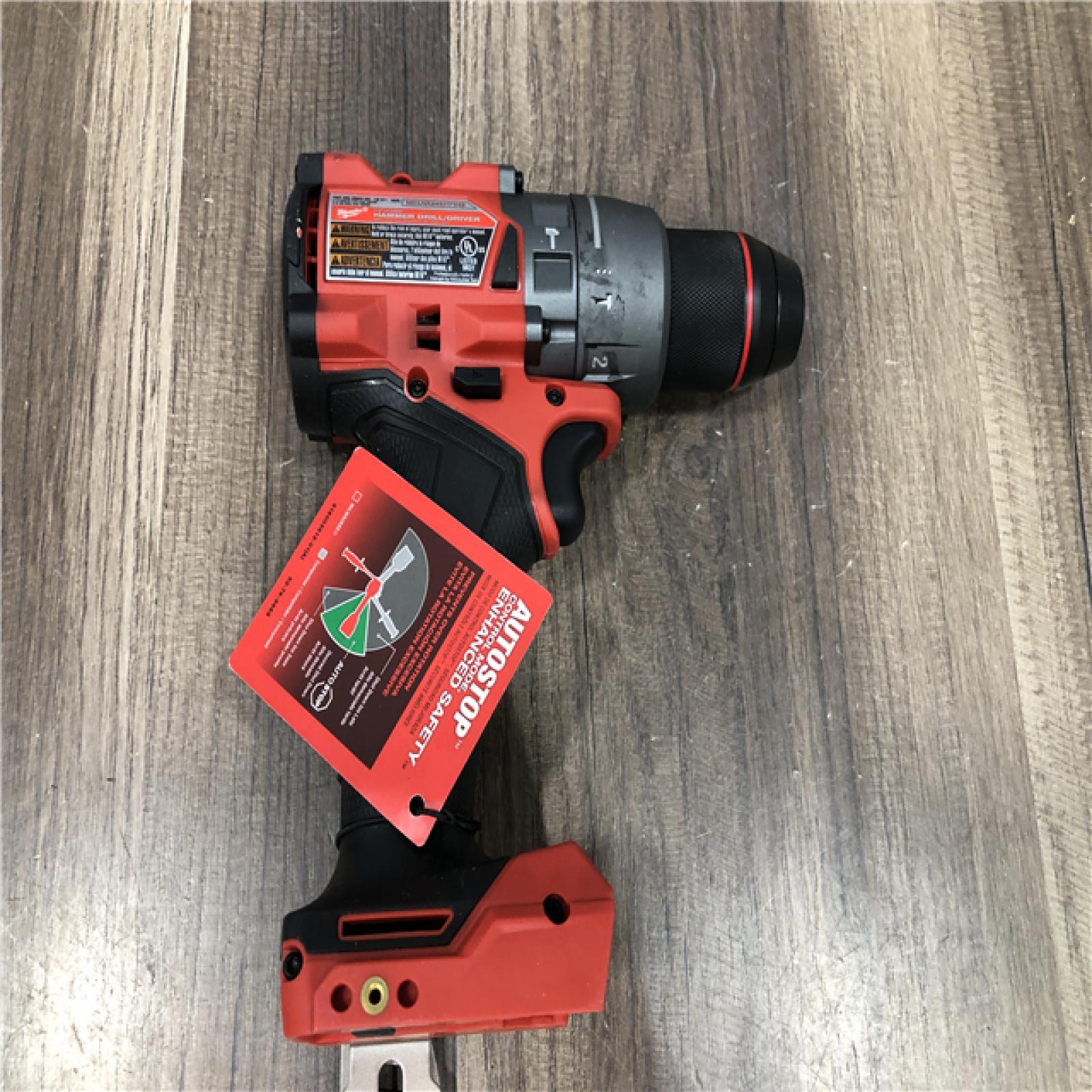 AS-IS Milwaukee FUEL 18V Lithium-Ion Brushless Cordless 1/2 in. Hammer Drill/Driver (Tool-Only)