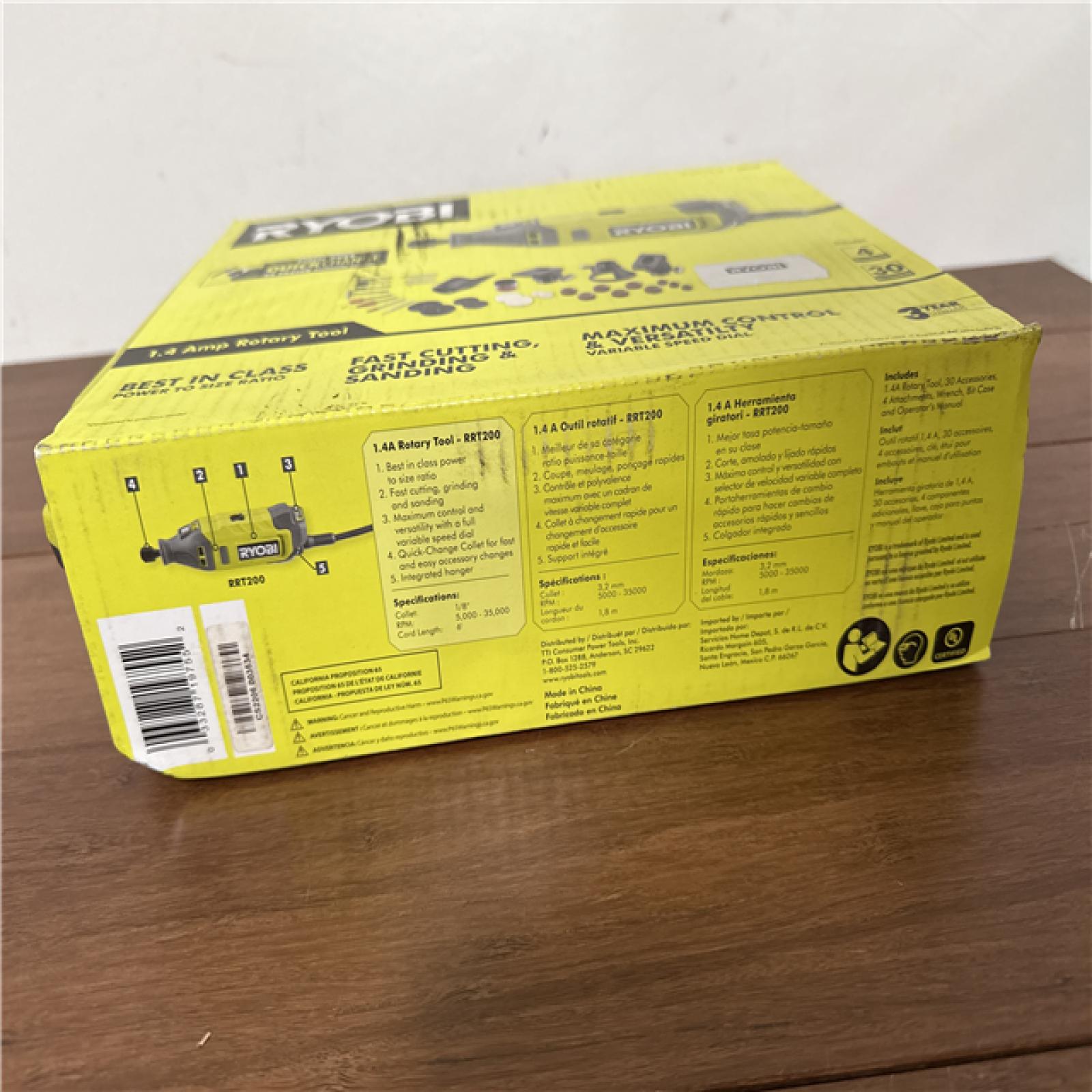 California NEW Ryobi 1.4 Amp Rotary Tool