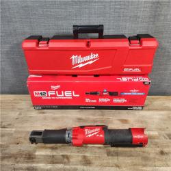 HOUSTON LOCATION - AS-IS Milwaukee M12 FUEL ONE-KEY 12-Volt Lithium-Ion Brushless Cordless 3/8 in. Digital Torque Wrench (TOOL ONLY)