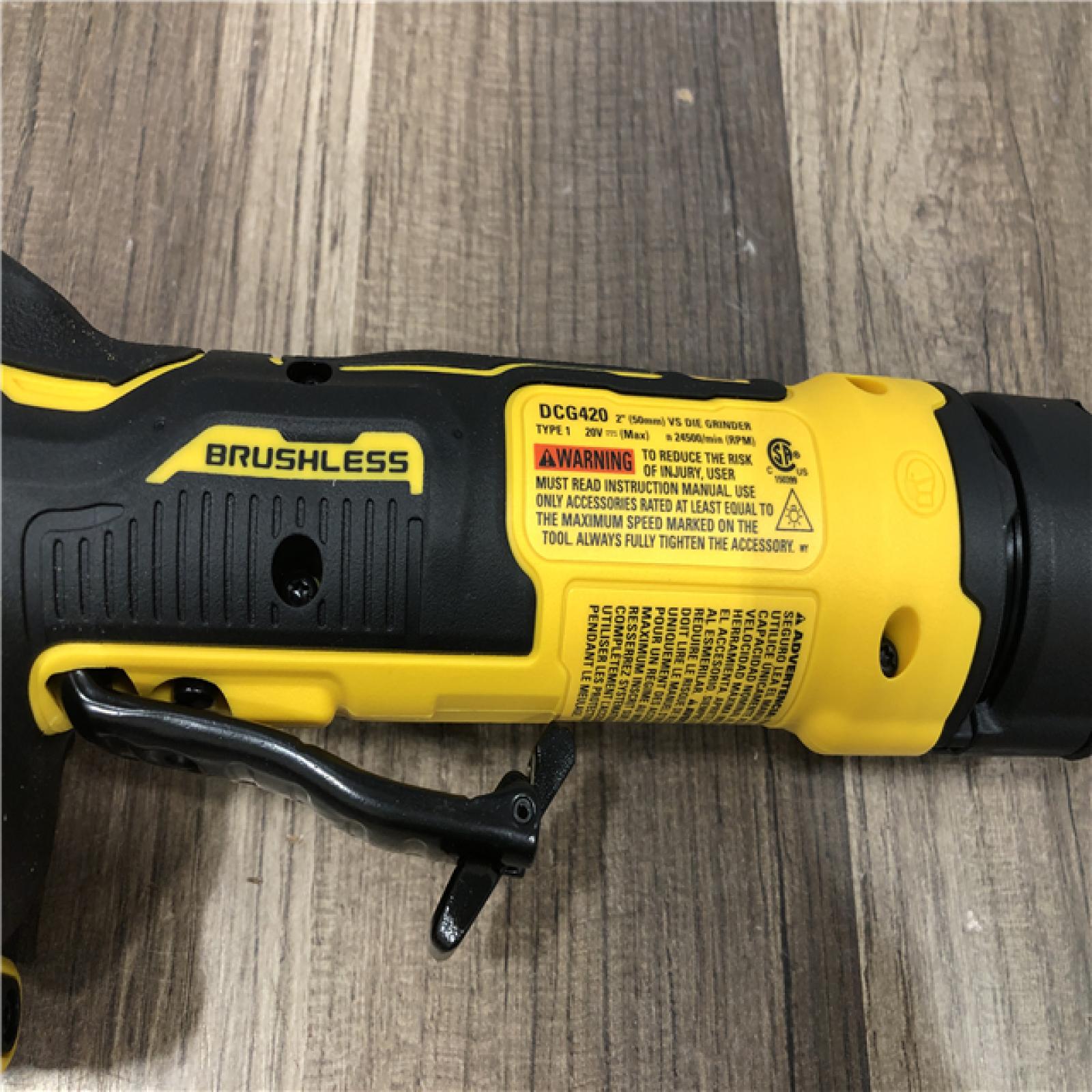 AS-IS DEWALT ATOMIC 20V MAX Cordless Die Grinder with Paddle Switch (Tool Only)