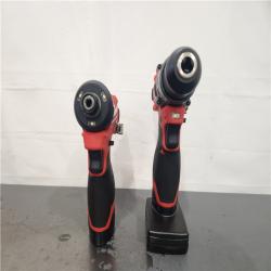 AS-IS- Milwaukee 12V Brushless Hammer Drill and Impact Driver Combo Kit