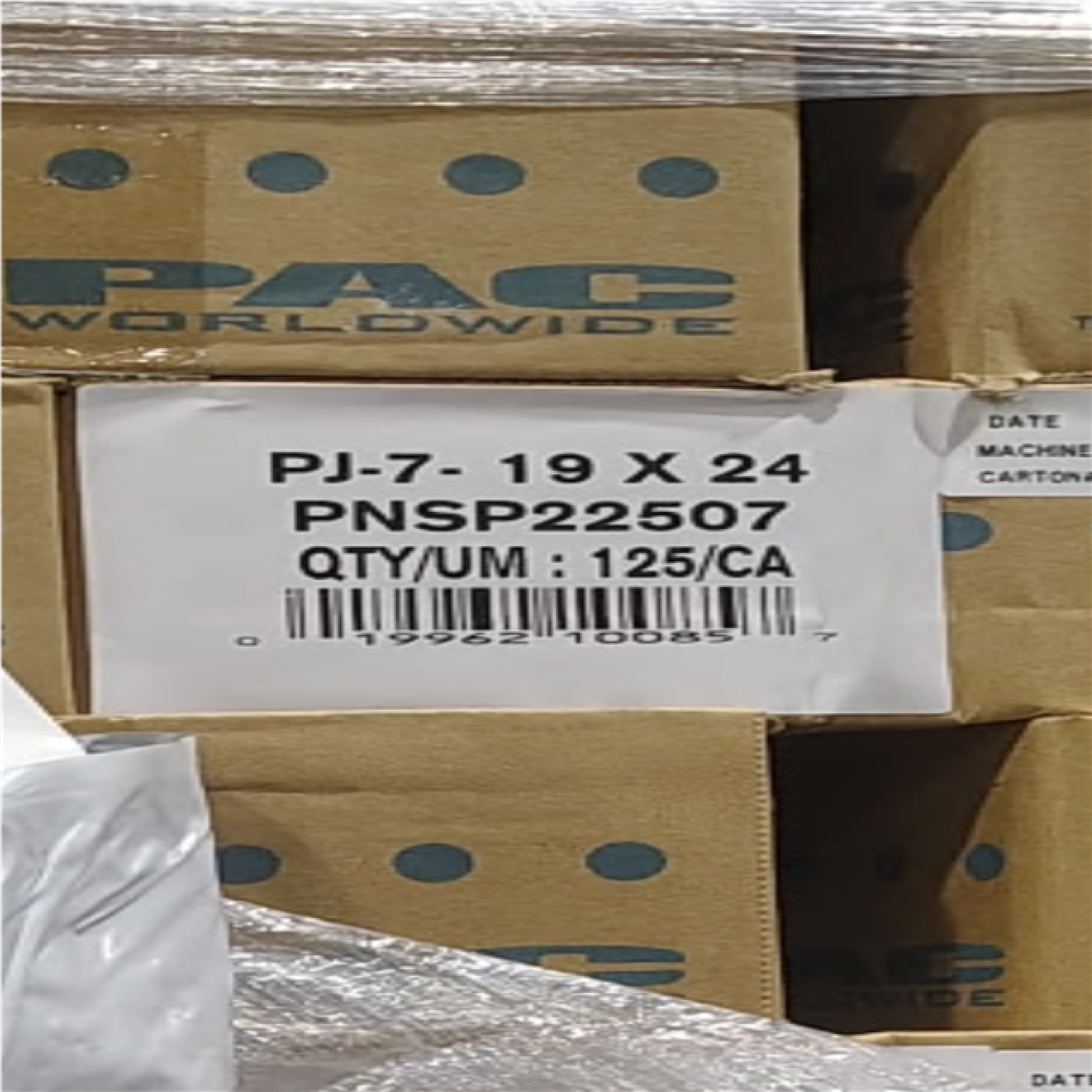 Pittston Location Shipping envelopes (264 cases)  One doublestacked pallet 7729-A