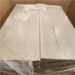 Phoenix NEW USG Ceilings 2 ft. x 4 ft. Radar Basic White Square Edge Lay-In Ceiling Tile, Case of 8 (1,152 sq. ft) 18 Cases