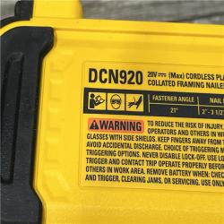 AS-IS DEWALT 20-Volt 21° Cordless Framing Nailer (Tool-Only)