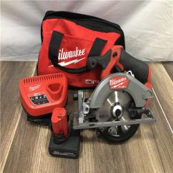 AS-IS Milwaukee  FUEL 12V Lithium-Ion Brushless 5-3/8 in. Cordless Circular Saw Kit