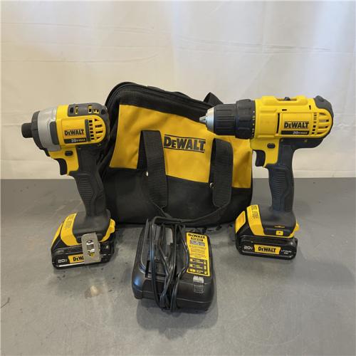 AS-IS - DeWalt 20V MAX Cordless Drill/Impact 2 Tool Combo Kit